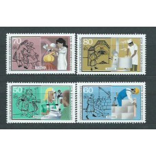 Alemania Federal Correo 1986 Yvert 1106/9 ** Mnh