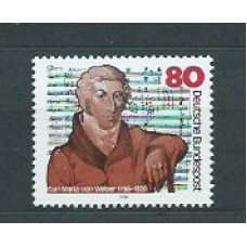 Alemania Federal Correo 1986 Yvert 1116 ** Mnh Personaje