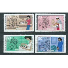 Alemania Federal Correo 1987 Yvert 1147/50 ** Mnh