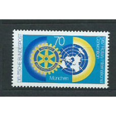 Alemania Federal Correo 1987 Yvert 1159 ** Mnh Rotary