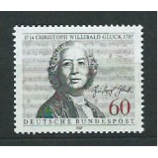 Alemania Federal Correo 1987 Yvert 1175 ** Mnh Música