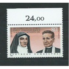 Alemania Federal Correo 1988 Yvert 1184 ** Mnh Religión