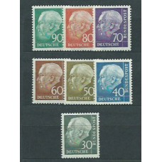 Alemania Federal Correo 1957 Yvert 125A/28B ** Mnh Personaje