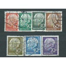 Alemania Federal Correo 1957 Yvert 125A/8 usado