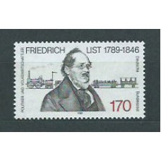 Alemania Federal Correo 1989 Yvert 1261 ** Mnh Personaje