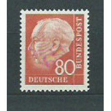 Alemania Federal Correo 1957 Yvert 128A ** Mnh