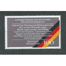 Alemania Federal Correo 1990  Yvert 1302 ** Mnh