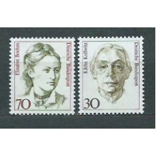 Alemania Federal Correo 1991 Yvert 1320/1 ** Mnh Personajes