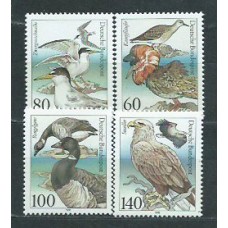 Alemania Federal Correo 1991 Yvert 1367/70 ** Mnh Aves