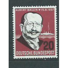 Alemania Federal Correo 1957 Yvert 138 ** Mnh Personaje