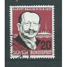 Alemania Federal Correo 1957 Yvert 138 usado