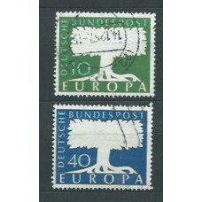 Alemania Federal Correo 1957 Yvert 140/1 usado