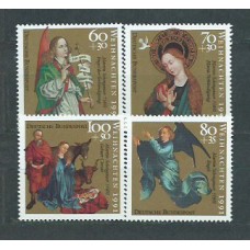 Alemania Federal Correo 1991 Yvert 1410/3 ** Mnh Navidad