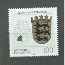Alemania Federal Correo 1992 Yvert 1418 ** Mnh Escudo