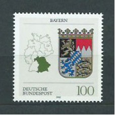 Alemania Federal Correo 1992 Yvert 1429 ** Mnh Escudo