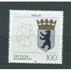 Alemania Federal Correo 1992 Yvert 1448 ** Mnh Escudo