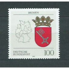 Alemania Federal Correo 1992 Yvert 1457 ** Mnh Escudo