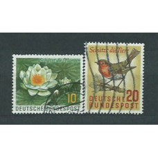 Alemania Federal Correo 1957 Yvert 146/7 usado