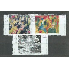 Alemania Federal Correo 1993 Yvert 1488/90 ** Mnh Pintura