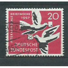 Alemania Federal Correo 1957 Yvert 148 usado