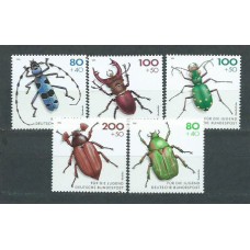 Alemania Federal Correo 1993 Yvert 1497/501 ** Mnh Insectos,