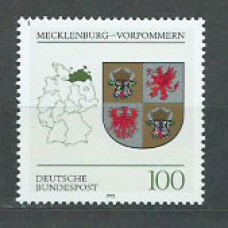 Alemania Federal Correo 1993 Yvert 1513 ** Mnh Escudo