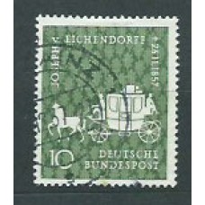 Alemania Federal Correo 1957 Yvert 151 usado