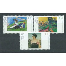 Alemania Federal Correo 1994 Yvert 1578/80 ** Mnh Pintura