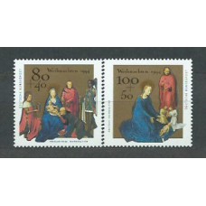 Alemania Federal Correo 1994 Yvert 1602/3 ** Mnh Navidad