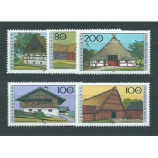 Alemania Federal Correo 1995 Yvert 1651/5 ** Mnh Granjas tipicas