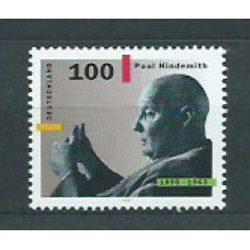 Alemania Federal Correo 1995 Yvert 1659 ** Mnh Música