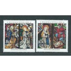 Alemania Federal Correo 1995 Yvert 1663/4 ** Mnh Navidad