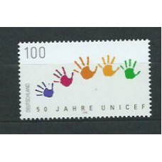 Alemania Federal Correo 1996 Yvert 1701 ** Mnh Unicef