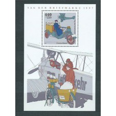 Alemania Federal Correo 1997 Yvert 1779 ** Mnh Avión y Coche de Correos