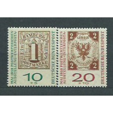 Alemania Federal Correo 1959 Yvert 183/4 ** Mnh