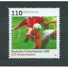 Alemania Federal Correo 1998 Yvert 1842 ** Mnh Fútbol