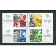 Alemania Federal Correo 1999 Yvert 1883/6 usado