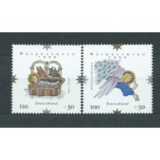 Alemania Federal Correo 1999 Yvert 1917/8 ** Mnh Navidad