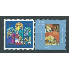 Alemania Federal Correo 2000 Yvert 1983/4 ** Mnh Navidad