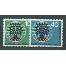 Alemania Federal Correo 1960 Yvert 199/200 ** Mnh