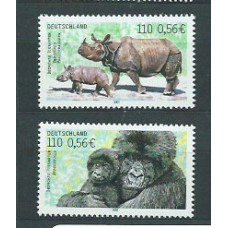 Alemania Federal Correo 2001 Yvert 2014/5 ** Mnh Fauna