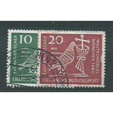 Alemania Federal Correo 1960 Yvert 203/4 usado