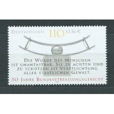 Alemania Federal Correo 2001 Yvert 2046 ** Mnh