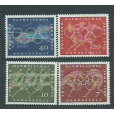 Alemania Federal Correo 1960 Yvert 205/8 ** Mnh Juegos Olimpicos de Roma