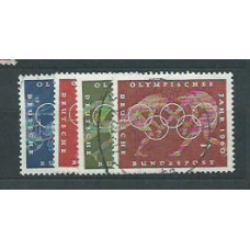 Alemania Federal Correo 1960 Yvert 205/8 usado