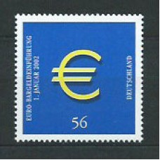 Alemania Federal Correo 2002 Yvert 2062 ** Mnh Euros