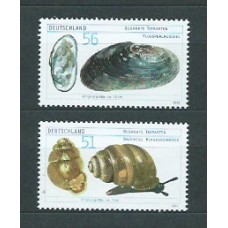 Alemania Federal Correo 2002 Yvert 2093/4 ** Mnh Fauna