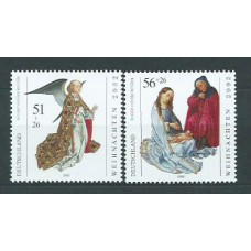 Alemania Federal Correo 2002 Yvert 2113/4 ** Mnh Navidad