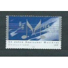 Alemania Federal Correo 2003 Yvert 2174 ** Mnh Música