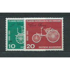 Alemania Federal Correo 1961 Yvert 235/6 ** Mnh Coches